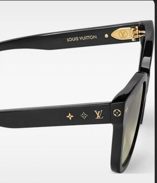 Gafas de sol Louis Vuitton negras. Sin caja.