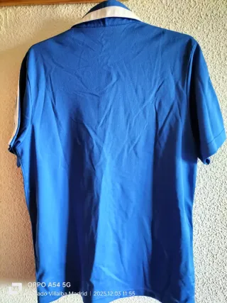 Polo Real Madrid Adidas Azul Talla M