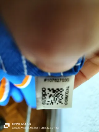 Polo Real Madrid Adidas Azul Talla M