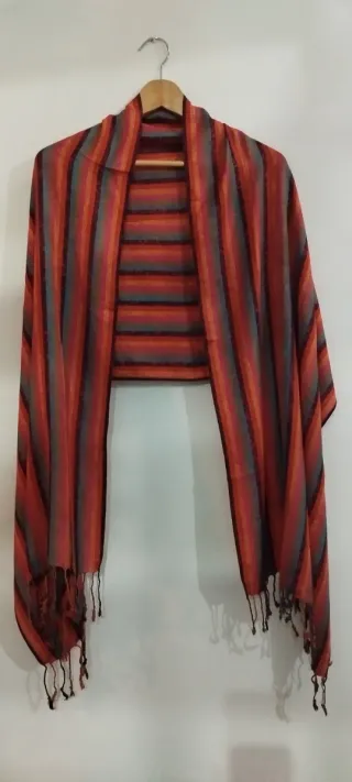 Chal rayas verticales colores