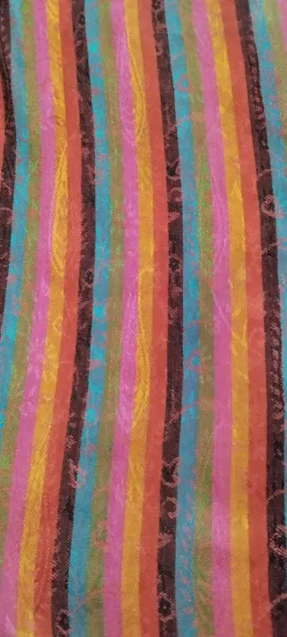 Chal rayas verticales colores