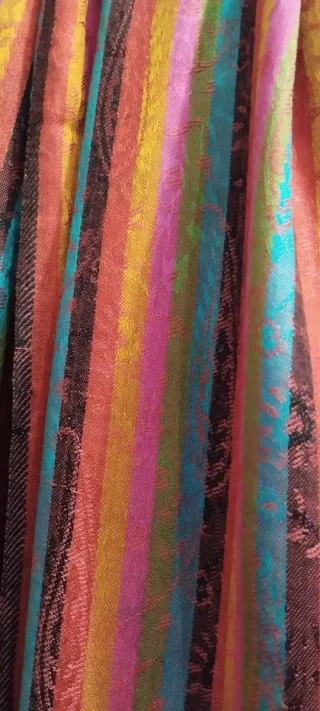 Chal rayas verticales colores