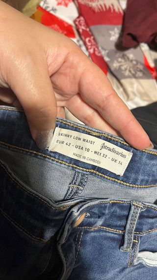 Jeans donna blu taglia 42