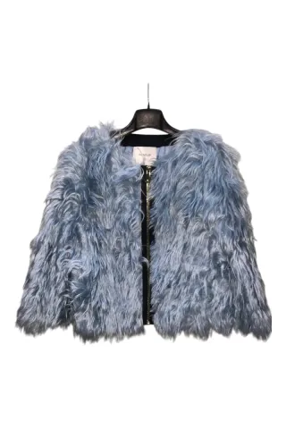 Pellicciotto Dondup Mohair Celeste Tg. M