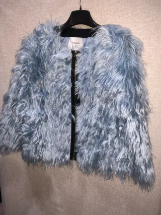 Pellicciotto Dondup Mohair Celeste Tg. M