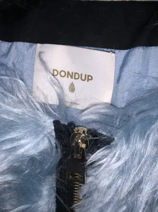 Pellicciotto Dondup Mohair Celeste Tg. M