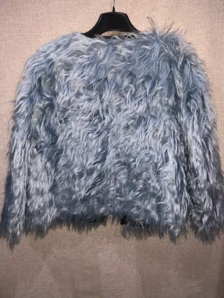 Pellicciotto Dondup Mohair Celeste Tg. M
