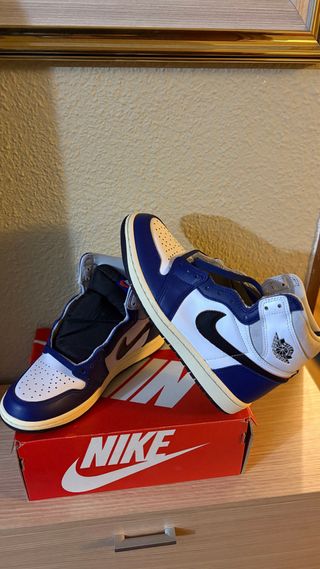 Nike Air Jordan Retro 1 Azul/Blanco