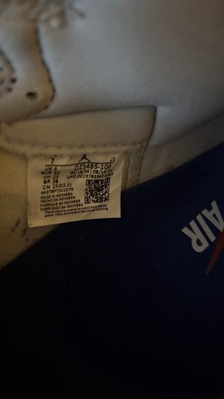 Nike Air Jordan Retro 1 Azul/Blanco