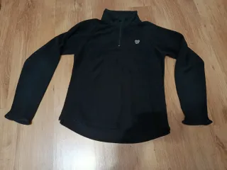 Sudadera Negra Mujer Talla M Media Cremallera