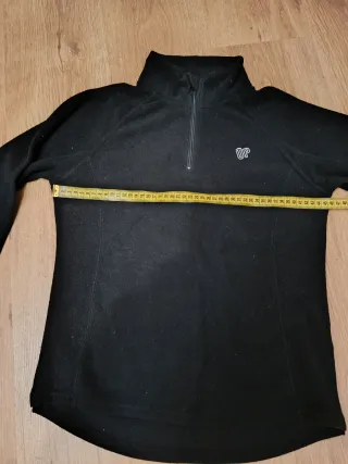 Sudadera Negra Mujer Talla M Media Cremallera