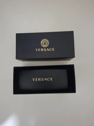 Originali Occhiali Versace Neri e Dorati