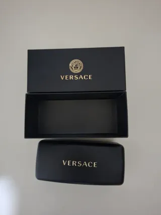 Originali Occhiali Versace Neri e Dorati