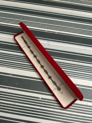 Pulsera charra vintage de plata 925