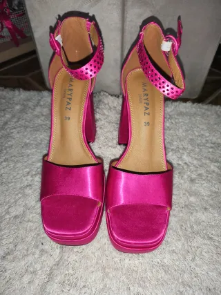 Tacones Rosa Plataforma
