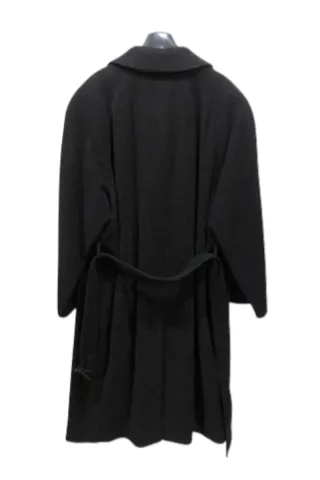 Cappotto Lusso Lana Cashmere Uomo XXL Nero