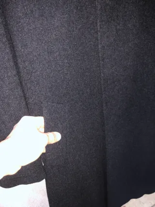 Cappotto Lusso Lana Cashmere Uomo XXL Nero