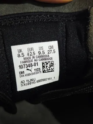 Botas Fútbol Puma King Talla 42.5