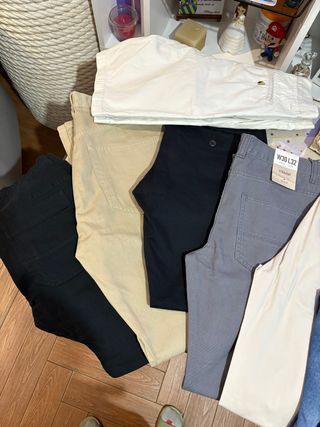 Lote 9 pantalones hoy 56€ precio final