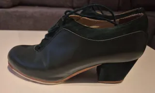 Zapatos Flamenco Begoña Cervera Verdes