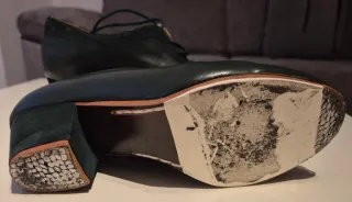 Zapatos Flamenco Begoña Cervera Verdes