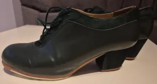 Zapatos Flamenco Begoña Cervera Verdes