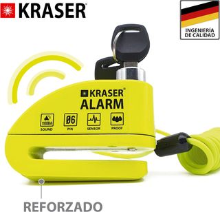 KRASER KR6Y Candado Alarma Moto 110dB