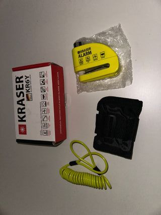 KRASER KR6Y Candado Alarma Moto 110dB