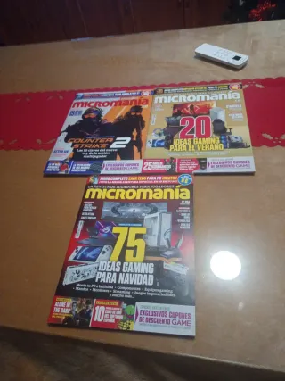 Lote 3 Revistas Micromania Videojuegos