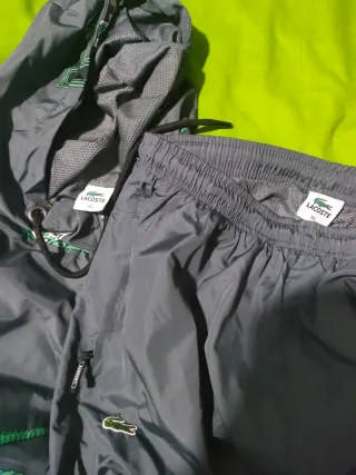 Chándal Lacoste Gris y Verde