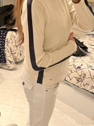Jersey Tommy Hilfiger Blanca Vintage