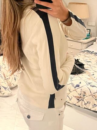 Jersey Tommy Hilfiger Blanca Vintage