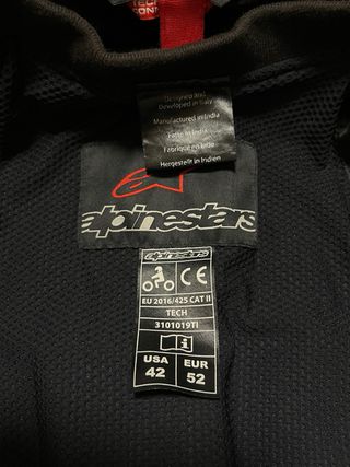 Chaqueta Alpinestars Jaws V3 Cuero Original