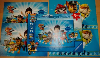 Puzzle Patrulla Canina Ravensburger 2x12