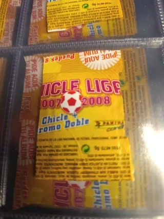 Chicles Liga 2007-2008 Panini cromos dobles