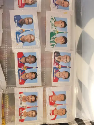 Chicles Liga 2007-2008 Panini cromos dobles