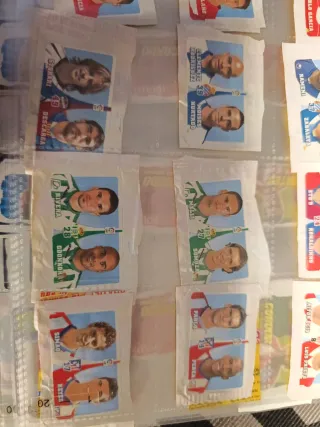 Chicles Liga 2007-2008 Panini cromos dobles