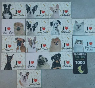 Imanes de perros y gatos a 2€ ud.