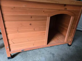 Caseta para Perro Marrón y Verde