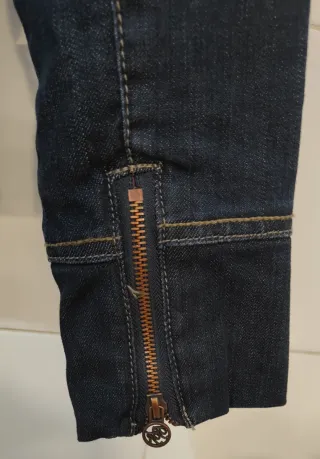 Giacca jeans con pelliccia