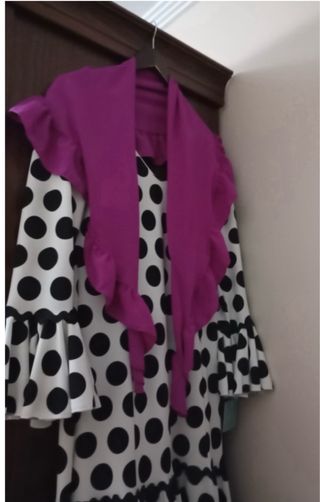 Traje de flamenca lunares