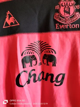 Camiseta Everton Suplente Rosa Talla L