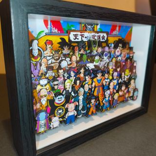 Quadro 3D Dragon Ball Artesanal