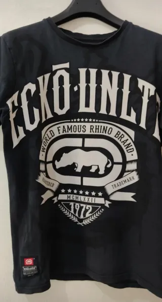 Camiseta Ecko Unltd Talla M Negra