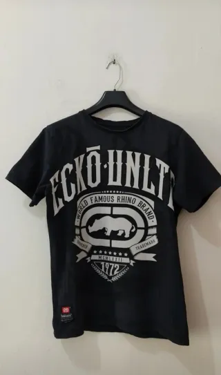 Camiseta Ecko Unltd Talla M Negra
