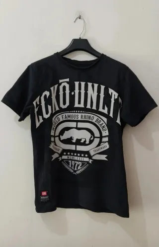 Camiseta Ecko Unltd Talla M Negra