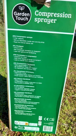 Fumigadora de Compresión Garden Touch 5L