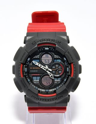 Reloj Casio G-Shock GA-140 Gris/Rojo