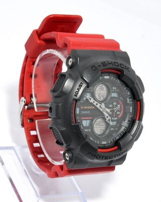 Reloj Casio G-Shock GA-140 Gris/Rojo