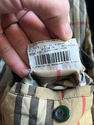 Chaquetón Burberrys Vintage